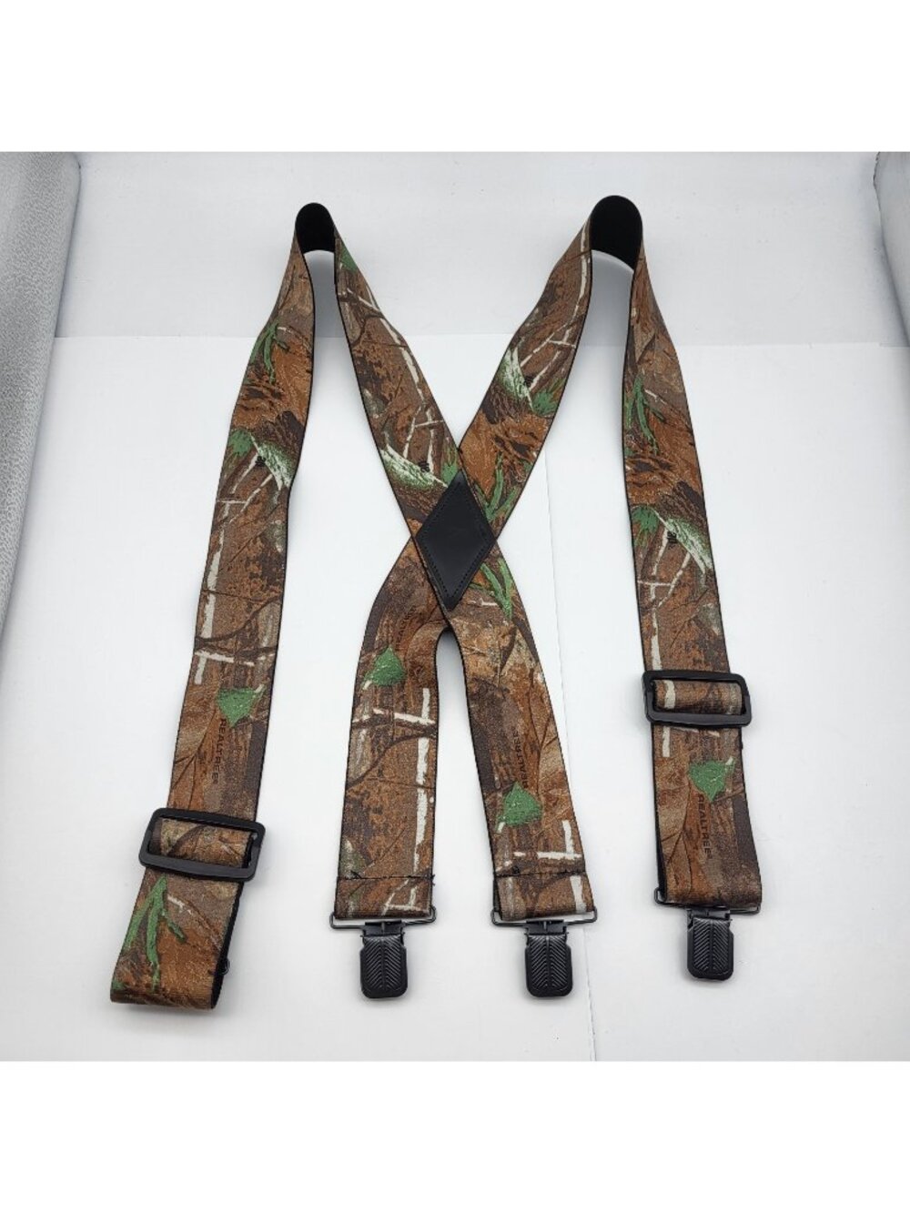 Realtree Suspenders Clip Adjustable Camo Hunting Gorp